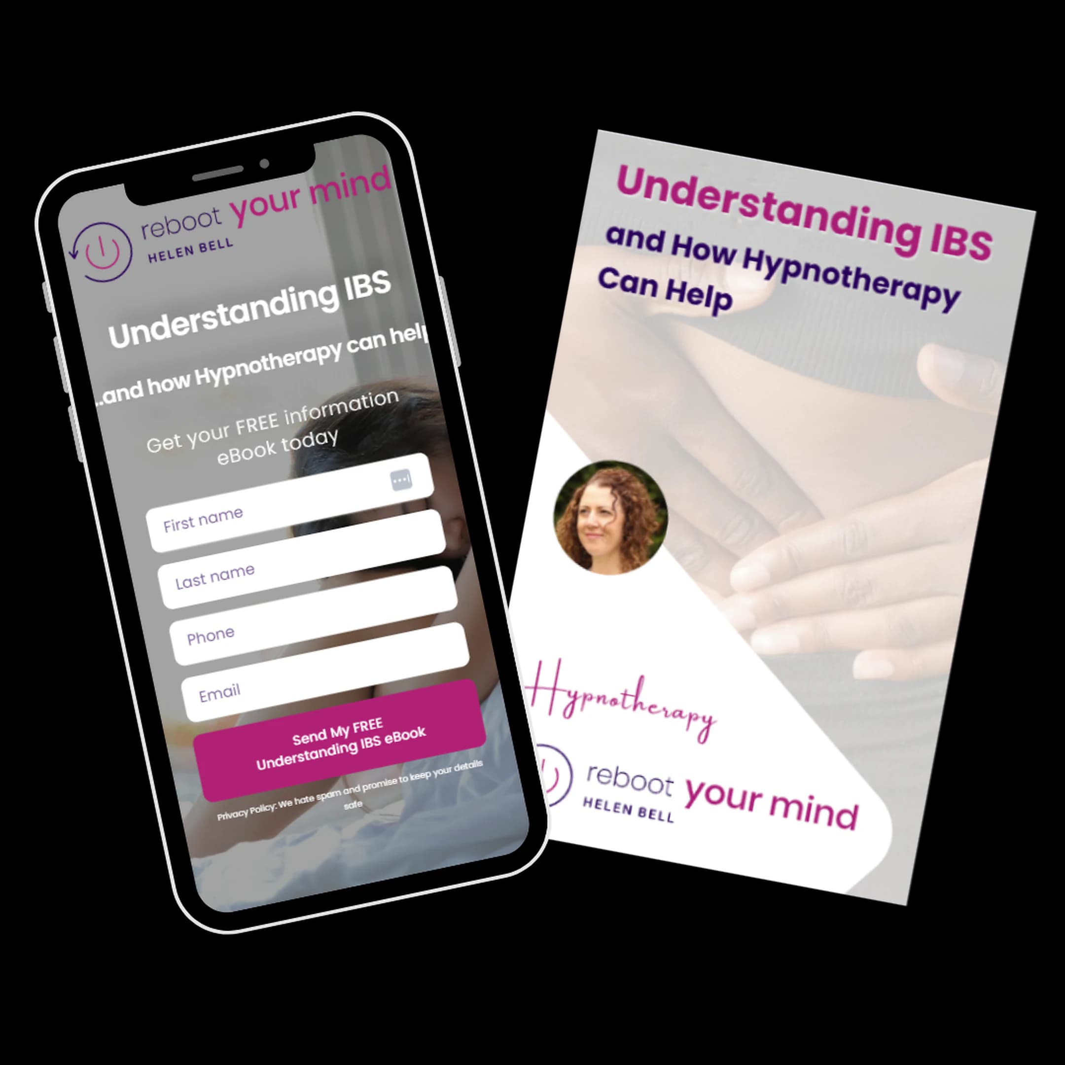 Understanding IBS eBook shown alongside a mobile phone
